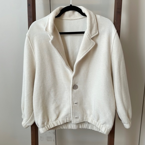 American Apparel Jackets & Blazers - White Coat
